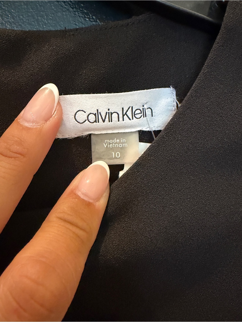 Calvin Klein Black Sleeveless Fit-and-Flare Midi Dress - Picture 2 of 5